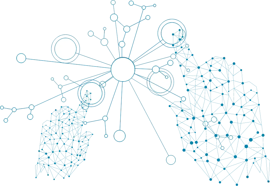 Hands checking data dots